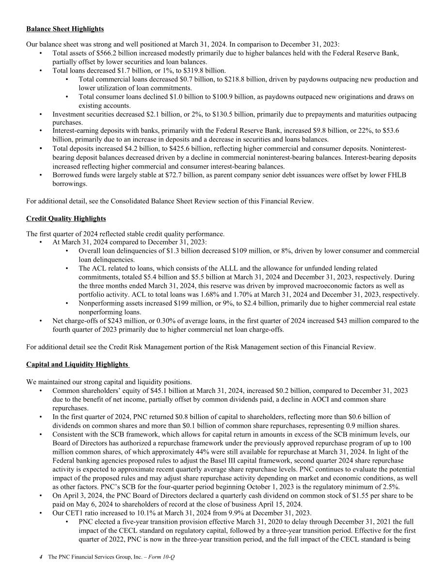 PNC金融服务集团2024年第一季度财报（英文版）（104页）.pdf_第8页