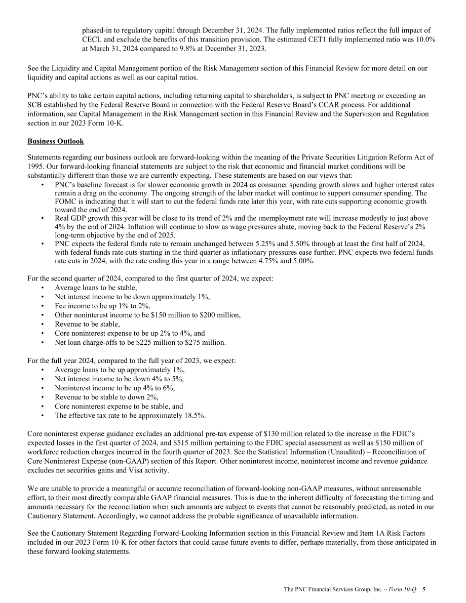 PNC金融服务集团2024年第一季度财报（英文版）（104页）.pdf_第9页