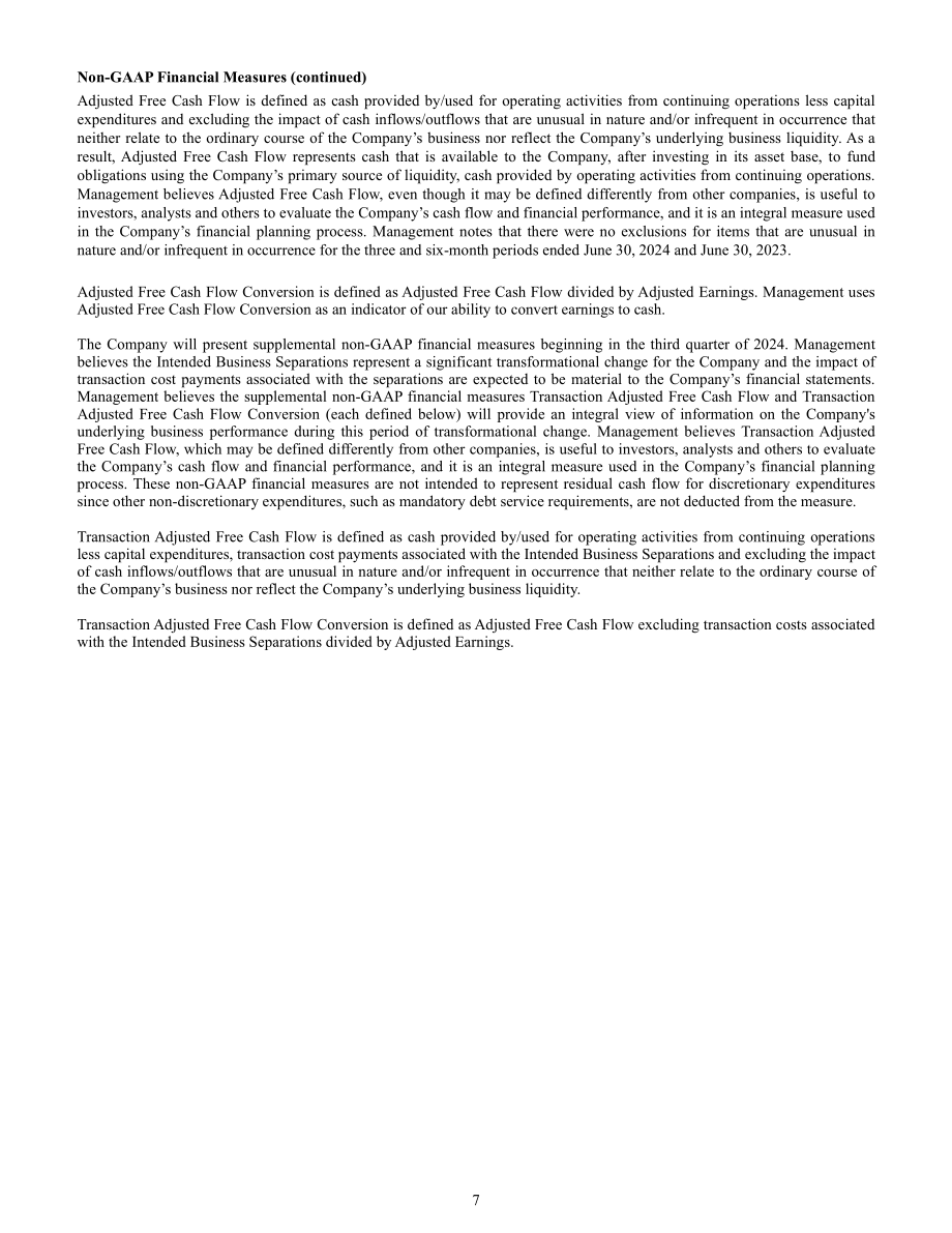 杜邦公司DuPont（DD）2024年第二季度财报「NYSE」（英文版）（14页）.pdf_第7页