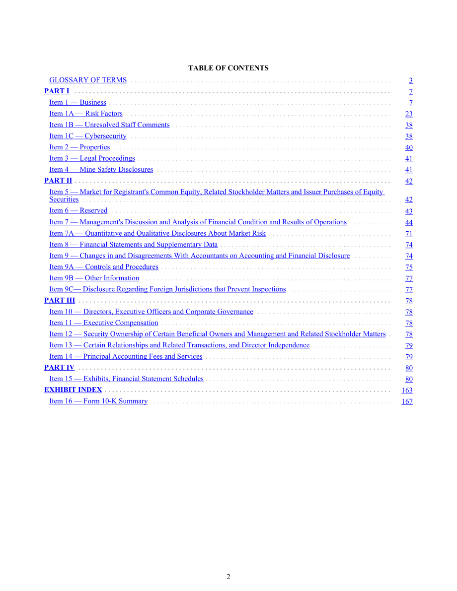 NRG Energy（NRG）2023年10-K年度报告（英文版）（169页）.pdf_第2页