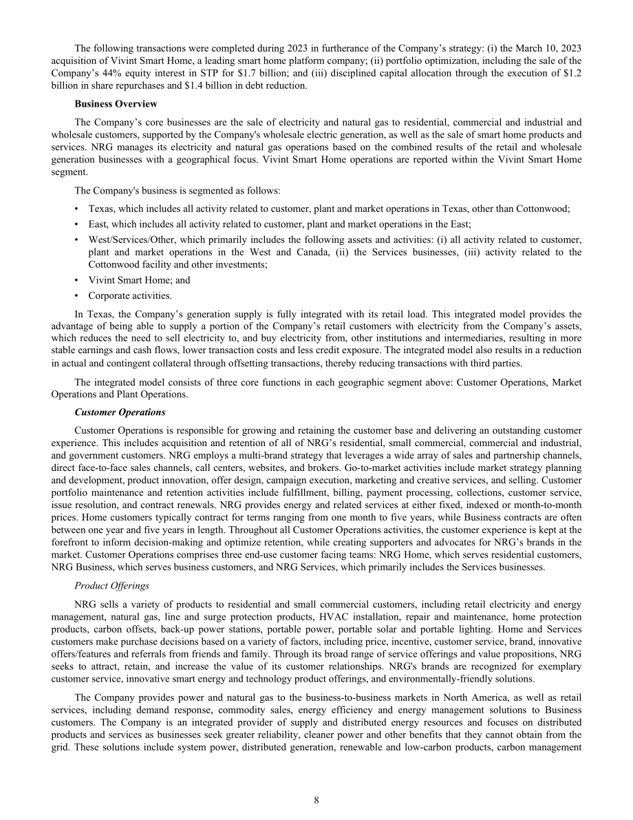 NRG Energy（NRG）2023年10-K年度报告（英文版）（169页）.pdf_第8页