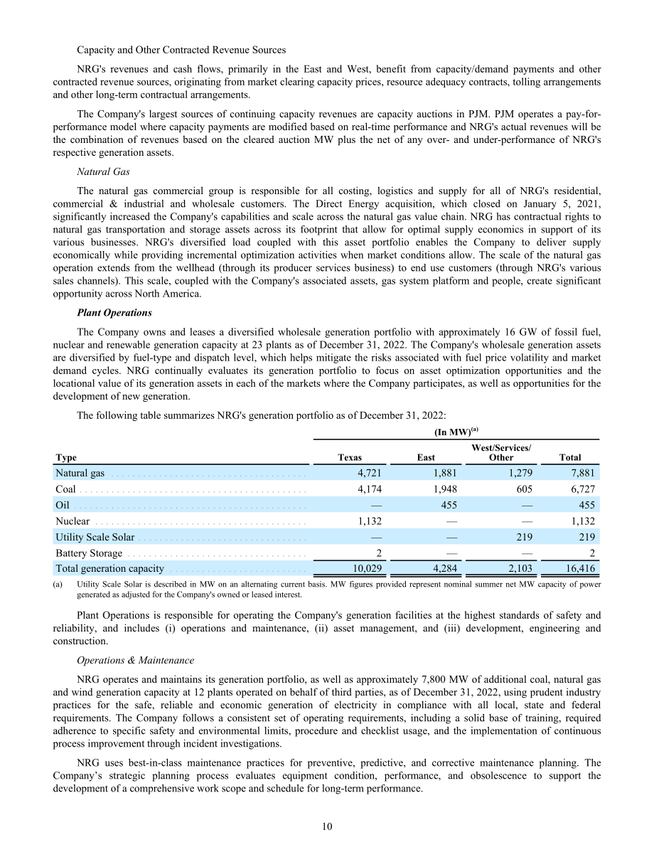 NRG Energy（NRG）2022年10-K年度报告（英文版）（159页）.pdf_第10页