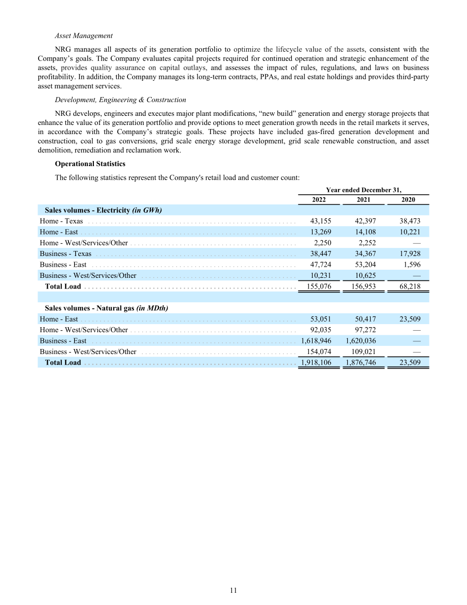 NRG Energy（NRG）2022年10-K年度报告（英文版）（159页）.pdf_第11页