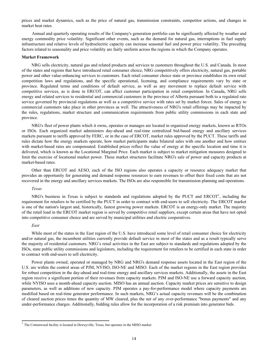 NRG Energy（NRG）2022年10-K年度报告（英文版）（159页）.pdf_第14页