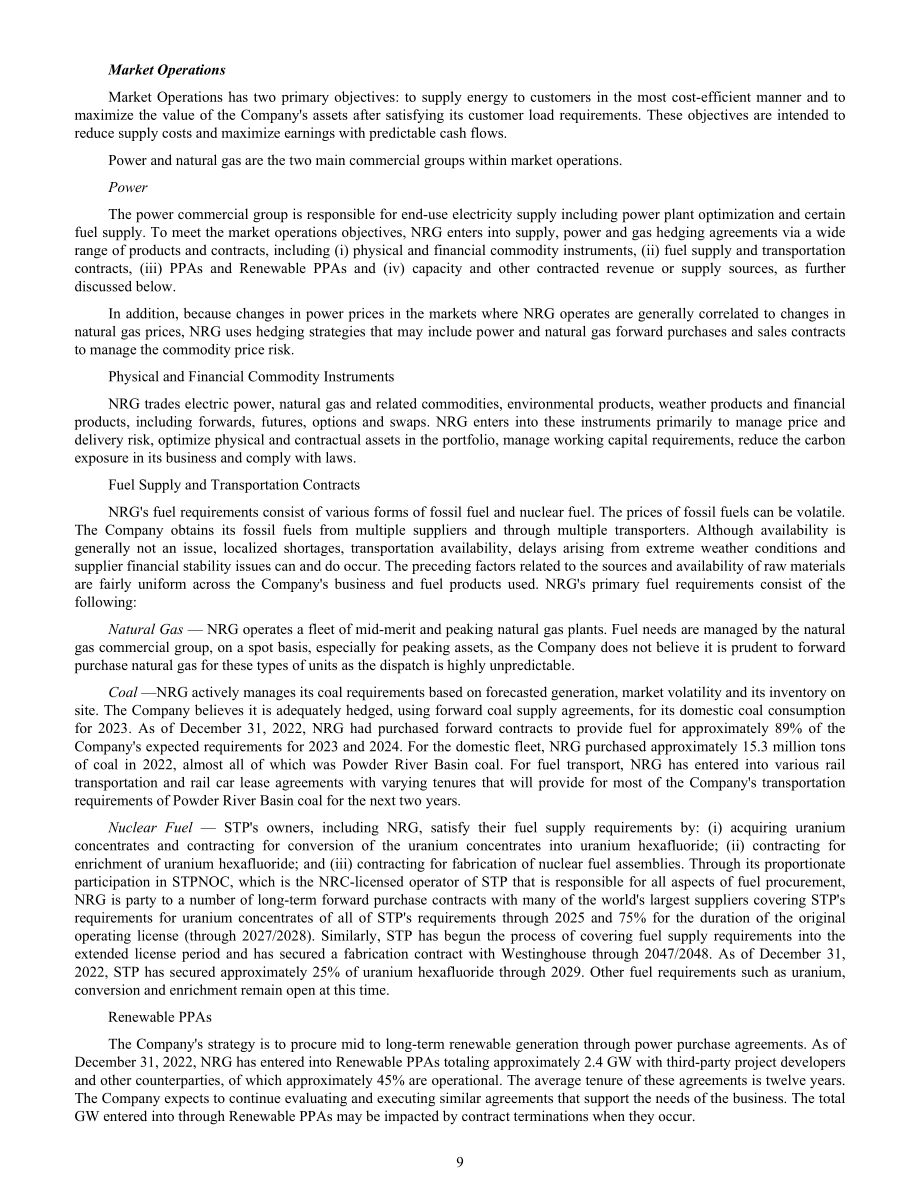 NRG Energy（NRG）2022年10-K年度报告（英文版）（159页）.pdf_第9页
