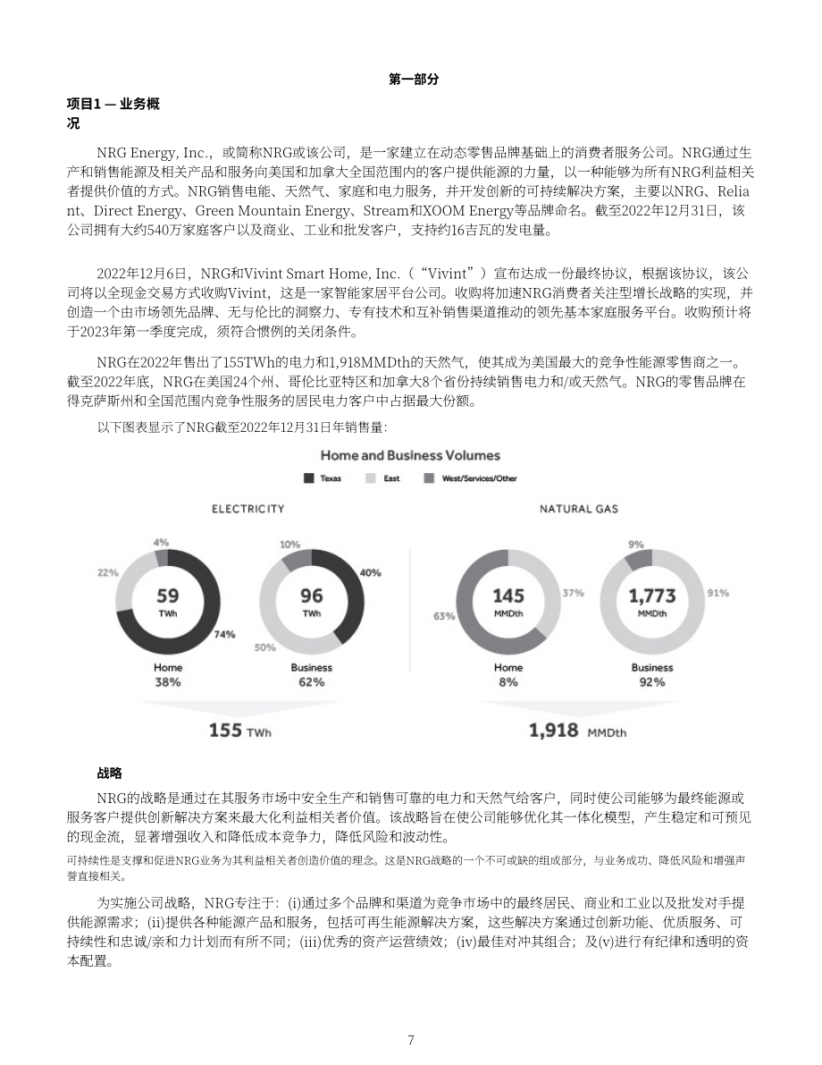 NRG Energy（NRG）2022年10-K年度报告（英文版）（159页）.pdf_第7页