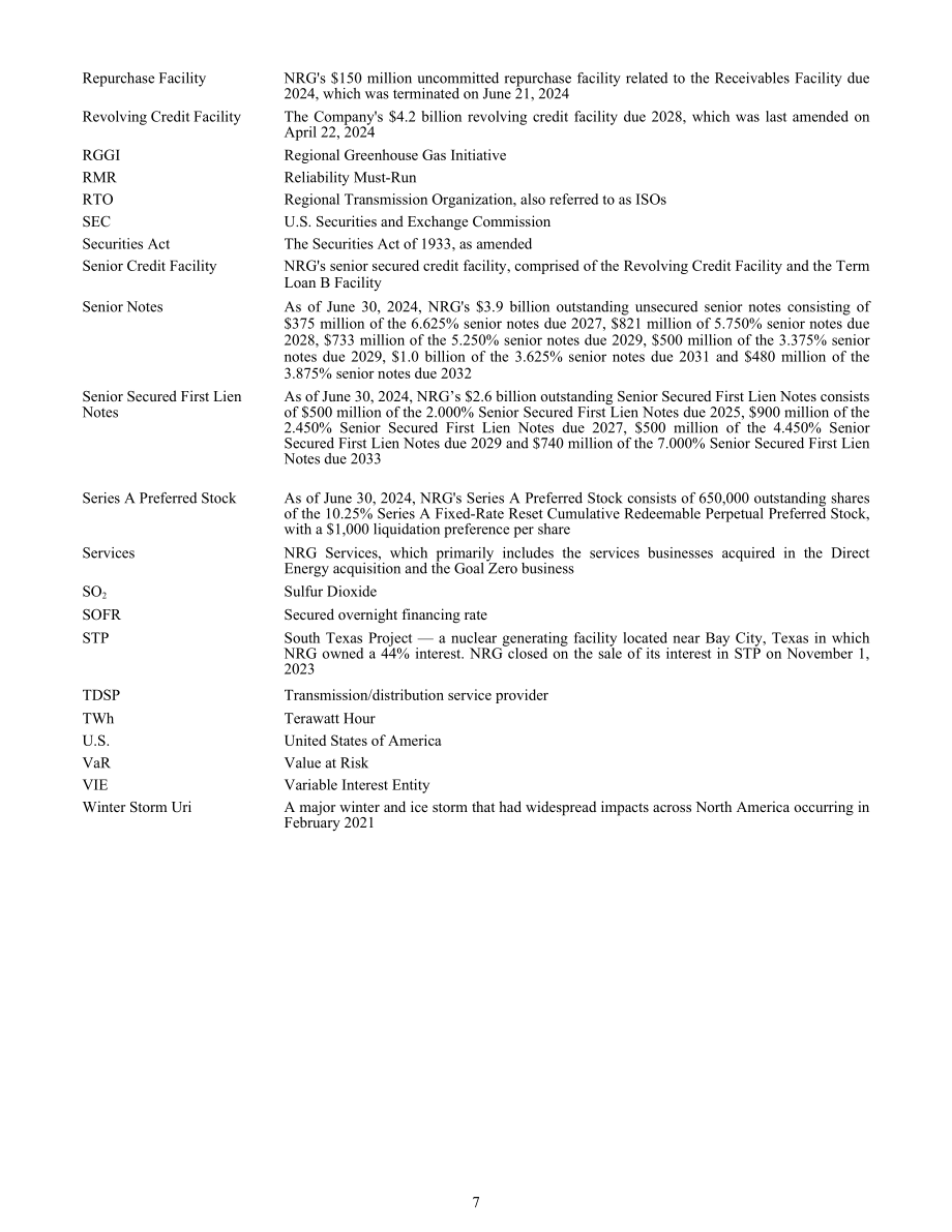 NRG Energy（NRG）2024年第二季度财报（英文版）（83页）.pdf_第7页