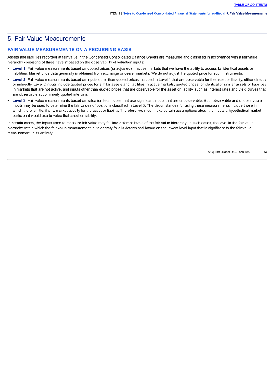 美国国际集团（AMERICAN INTERNATIONAL GROUP）2024年第一季度财报（英文版）（131页）.pdf_第14页