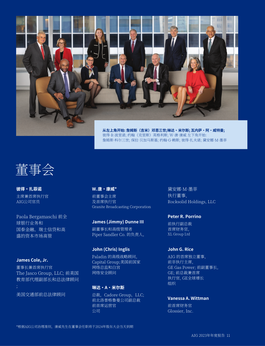 美国国际集团（AMERICAN INTERNATIONAL GROUP）2023年年度报告（英文版）（308页）.pdf_第13页