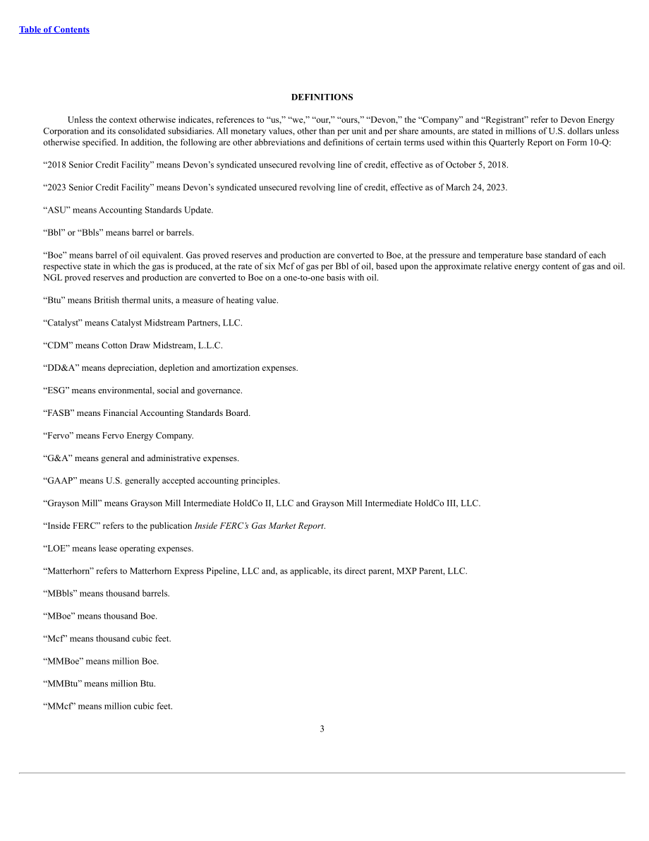 戴文能源公司Devon Energy（DVN）2024年第三季度财报（英文版）（72页）.pdf_第3页