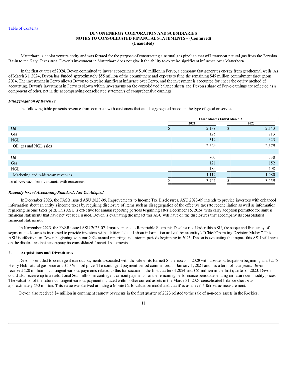 戴文能源公司Devon Energy（DVN）2024年第一季度财报（英文版）（88页）.pdf_第11页