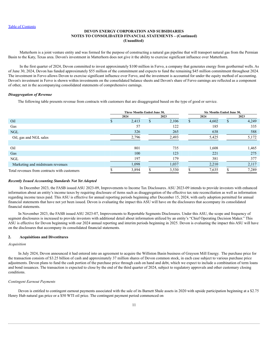 戴文能源公司Devon Energy（DVN）2024年第二季度财报（英文版）（79页）.pdf_第11页