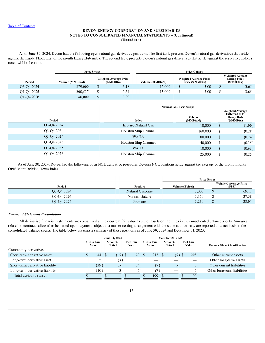 戴文能源公司Devon Energy（DVN）2024年第二季度财报（英文版）（79页）.pdf_第13页