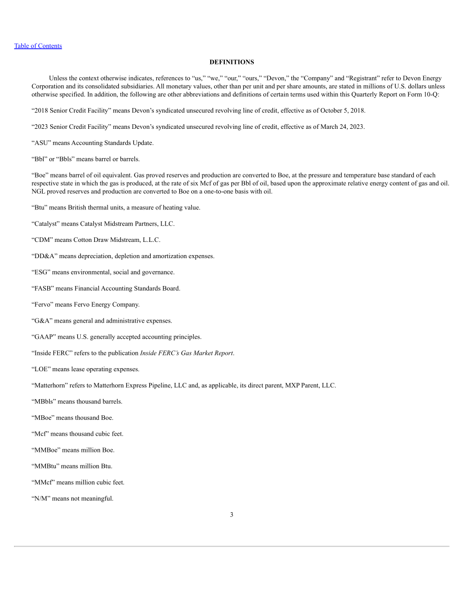 戴文能源公司Devon Energy（DVN）2024年第二季度财报（英文版）（79页）.pdf_第3页