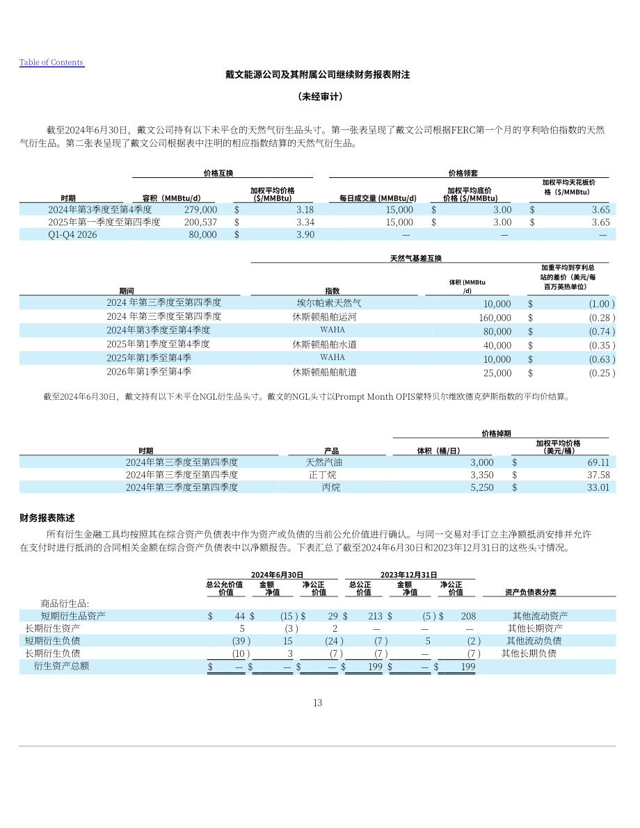 戴文能源公司Devon Energy（DVN）2024年第二季度财报（英文版）（79页）.pdf_第13页