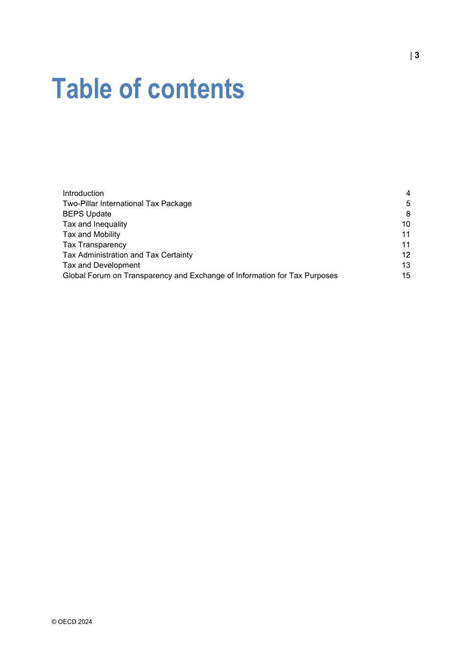 经合组织（OECD）：2024年国际税收改革进展报告（英文版）（22页）.pdf_第4页