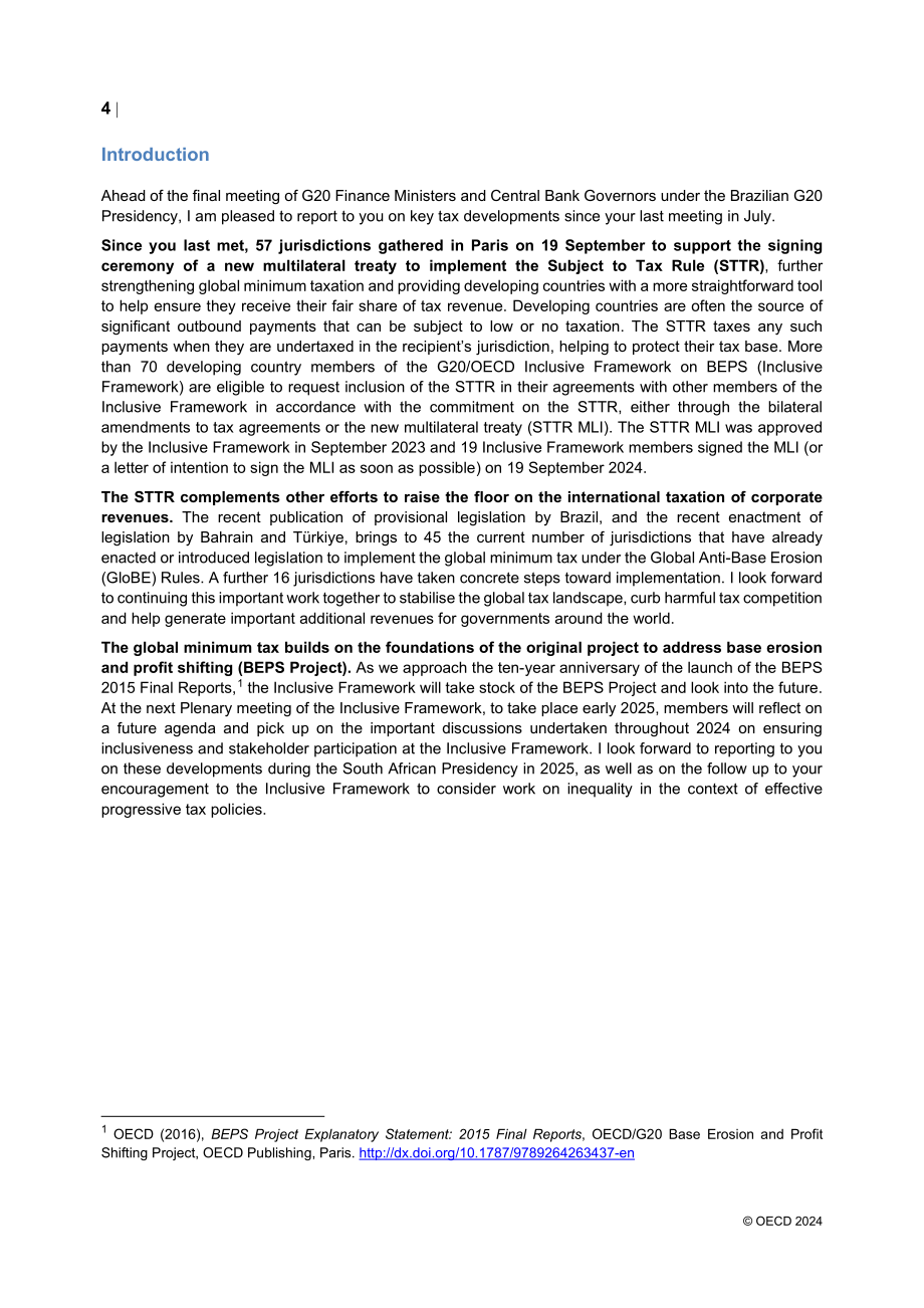 经合组织（OECD）：2024年国际税收改革进展报告（英文版）（22页）.pdf_第5页