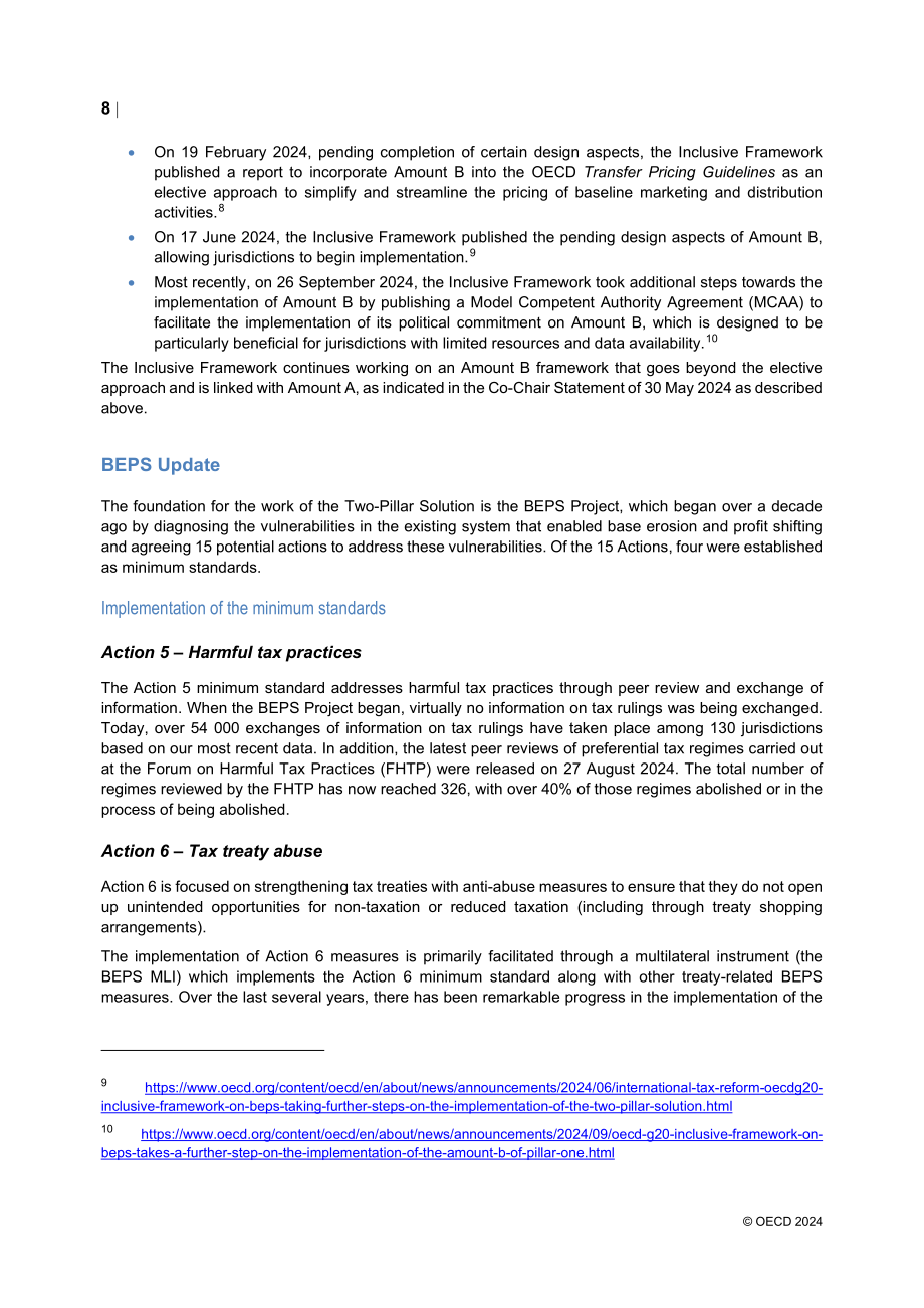经合组织（OECD）：2024年国际税收改革进展报告（英文版）（22页）.pdf_第9页