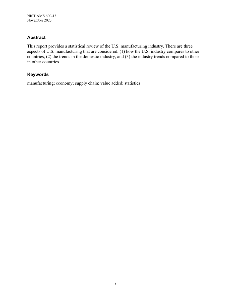 美国国家标准技术研究院（NIST）：2023年度美国制造业统计数据报告（英文版）（67页）.pdf_第4页