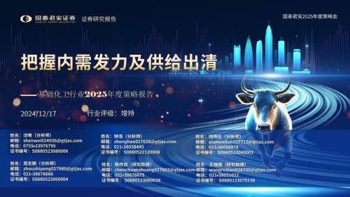基础化工行业2025年度策略报告：把握内需发力及供给出清-241217（81页）.pdf