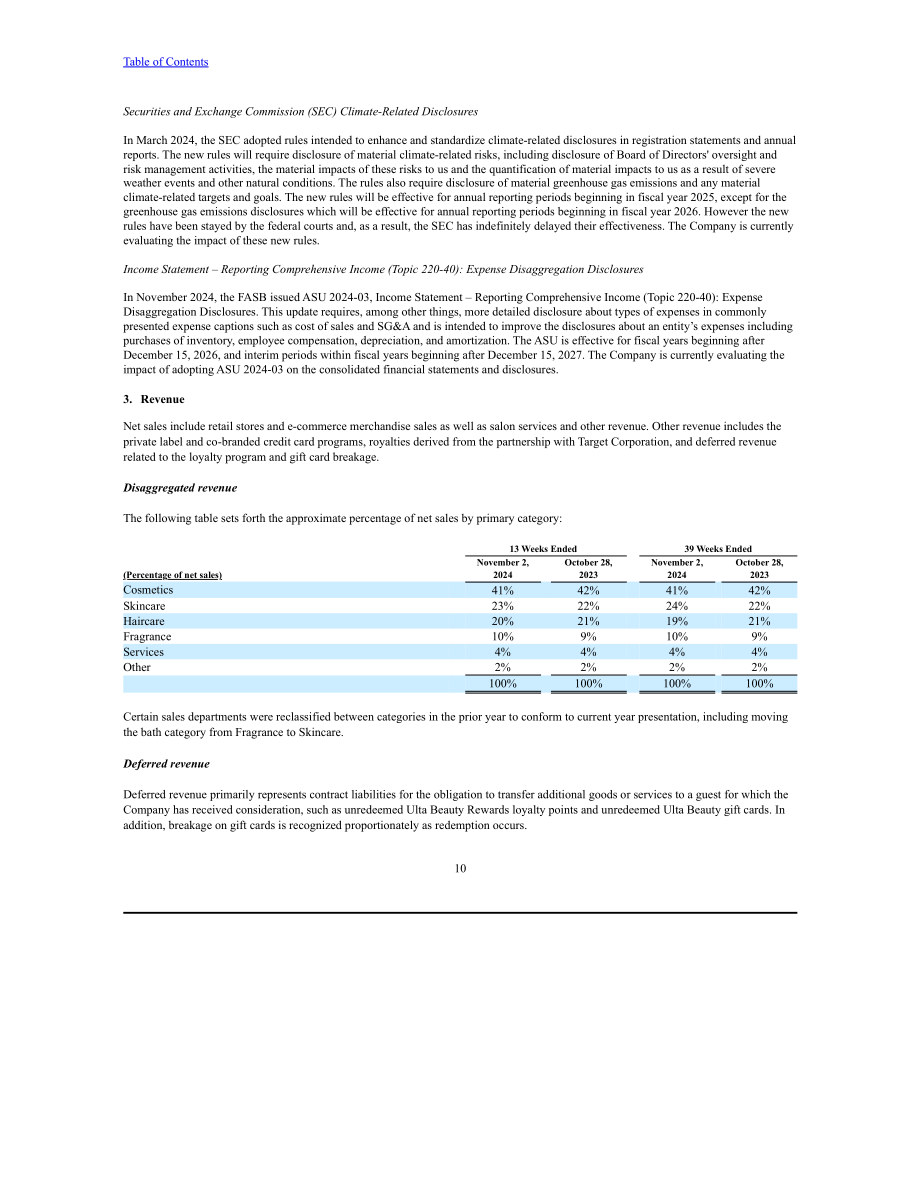 Ulta Beauty（ULTA）2024年第三季度财报（英文版）（31页）.pdf_第10页