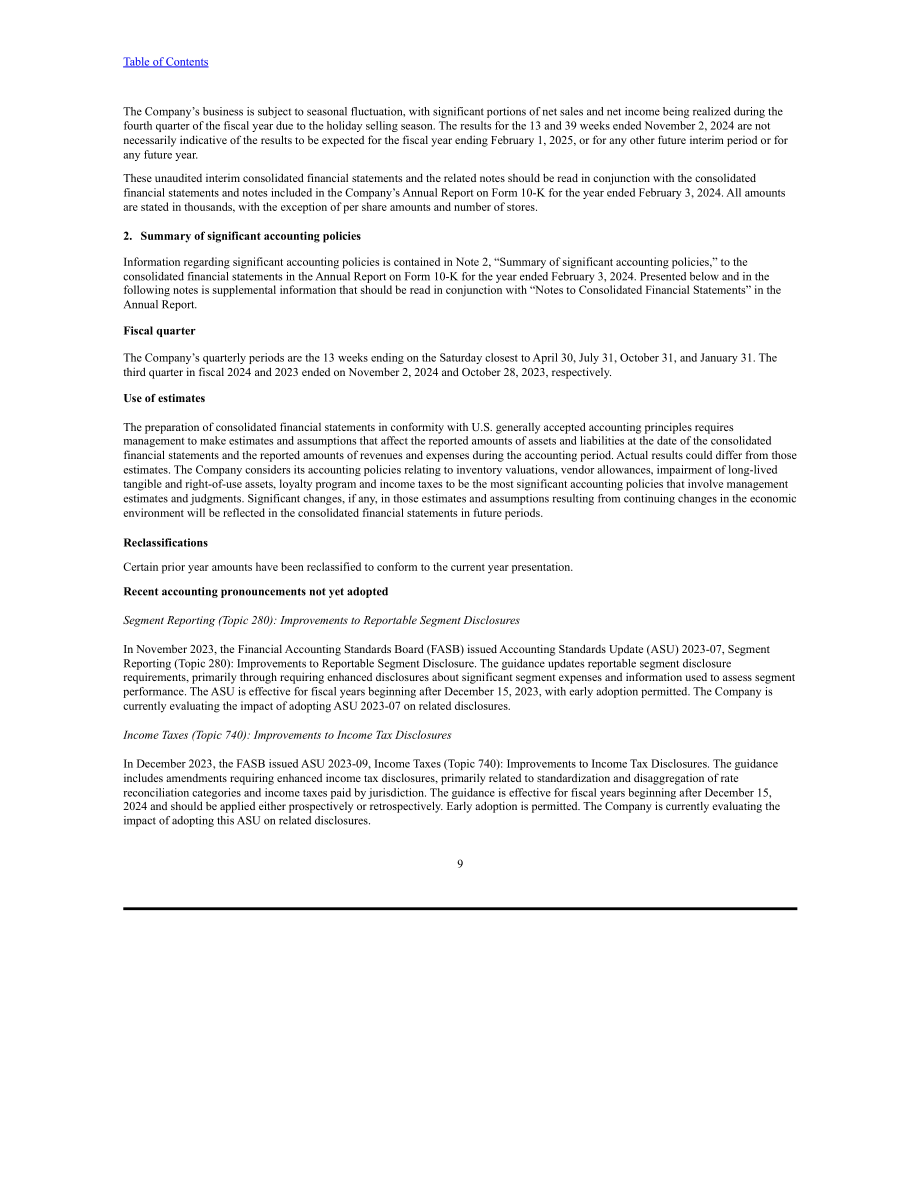 Ulta Beauty（ULTA）2024年第三季度财报（英文版）（31页）.pdf_第9页