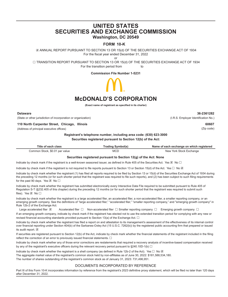 麦当劳（McDonald''s）2022年年度报告（英文版）（76页）.pdf_第6页