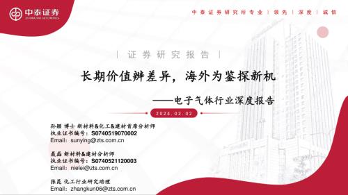 电子气体行业深度报告：长期价值辨差异海外为鉴探新机-240202（41页）.pdf