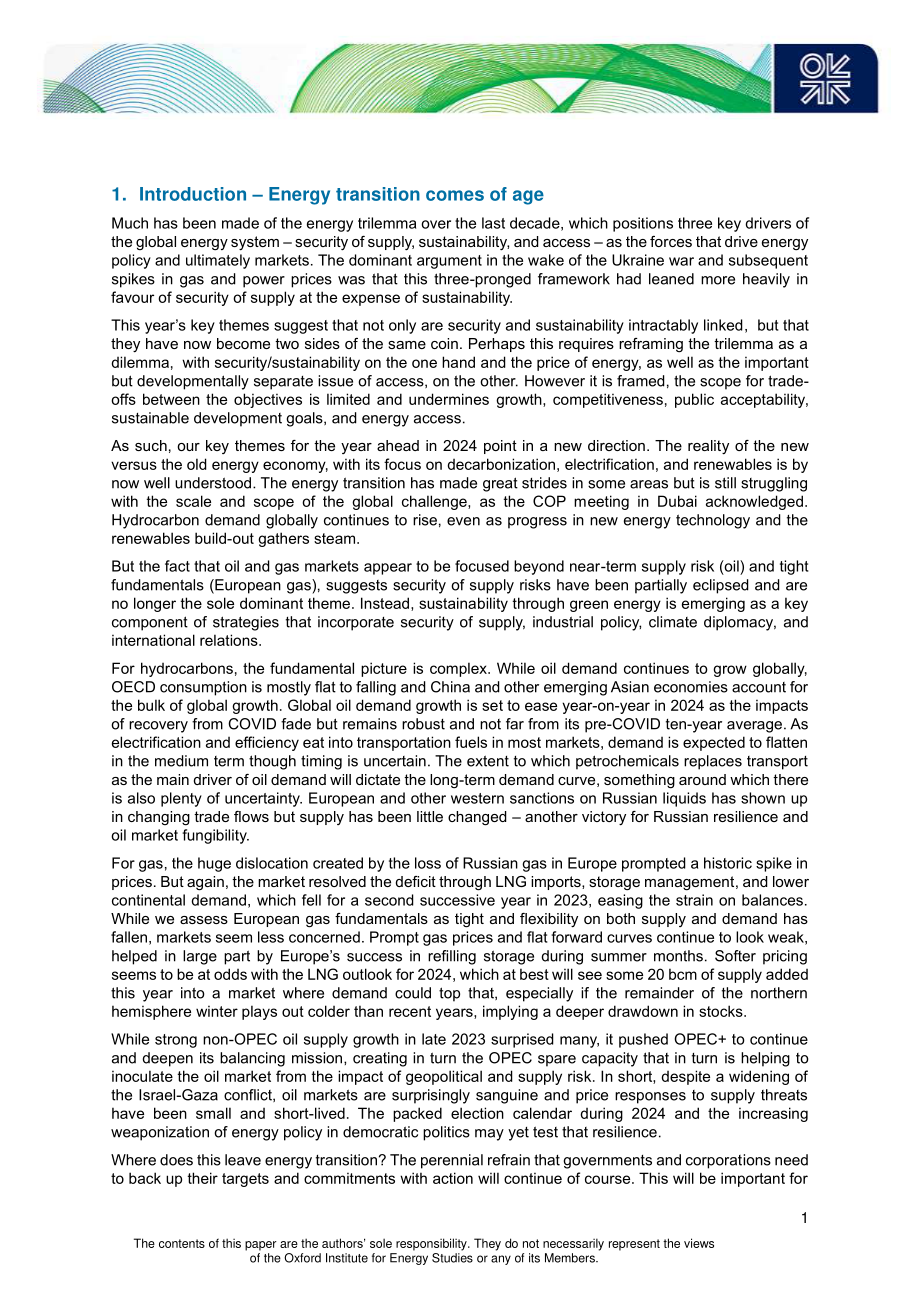 牛津能源研究所：2024年全球能源经济重要主题研究报告（英文版）（26页）.pdf_第4页