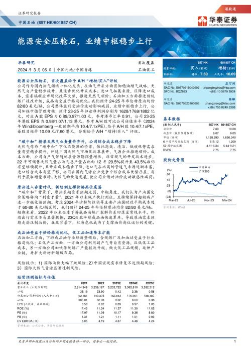 中国石油-公司研究报告-能源安全压舱石业绩中枢稳步上行-240306（36页）.pdf