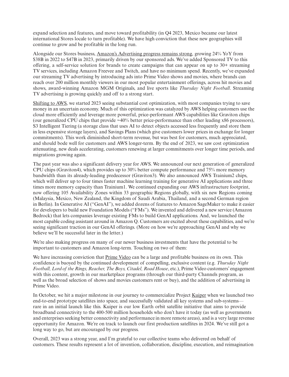 亚马逊Amazon.com Inc.（AMZN）2023年年度报告「NASDAQ」（英文版）（92页）.pdf_第3页