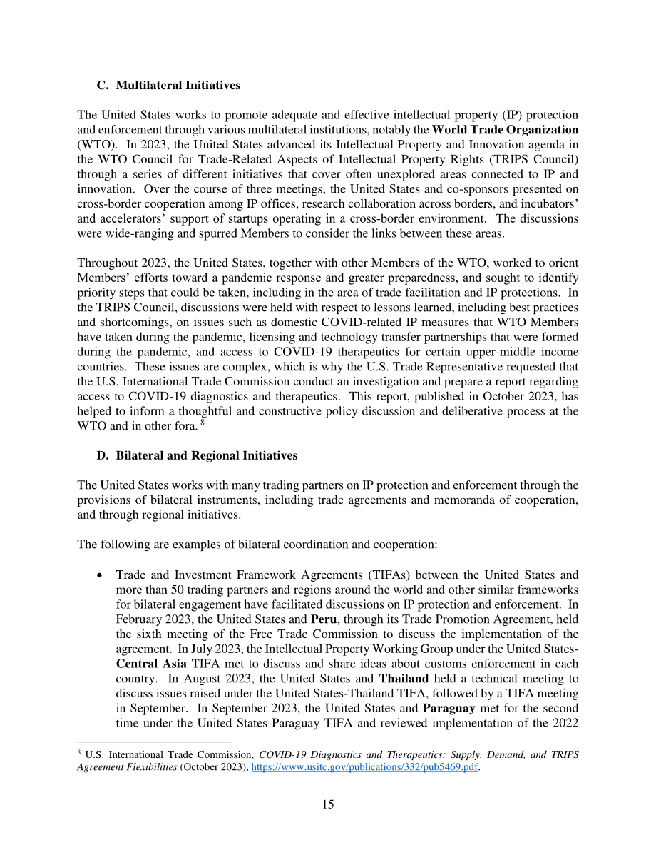 美国USTR：2024年知识产权保护和执法特别301报告（英文版）（93页）.pdf_第15页