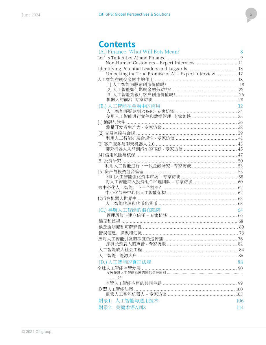 花旗银行（Citi GPS）：2024金融领域的人工智能研究报告（英文版）（124页）.pdf_第5页