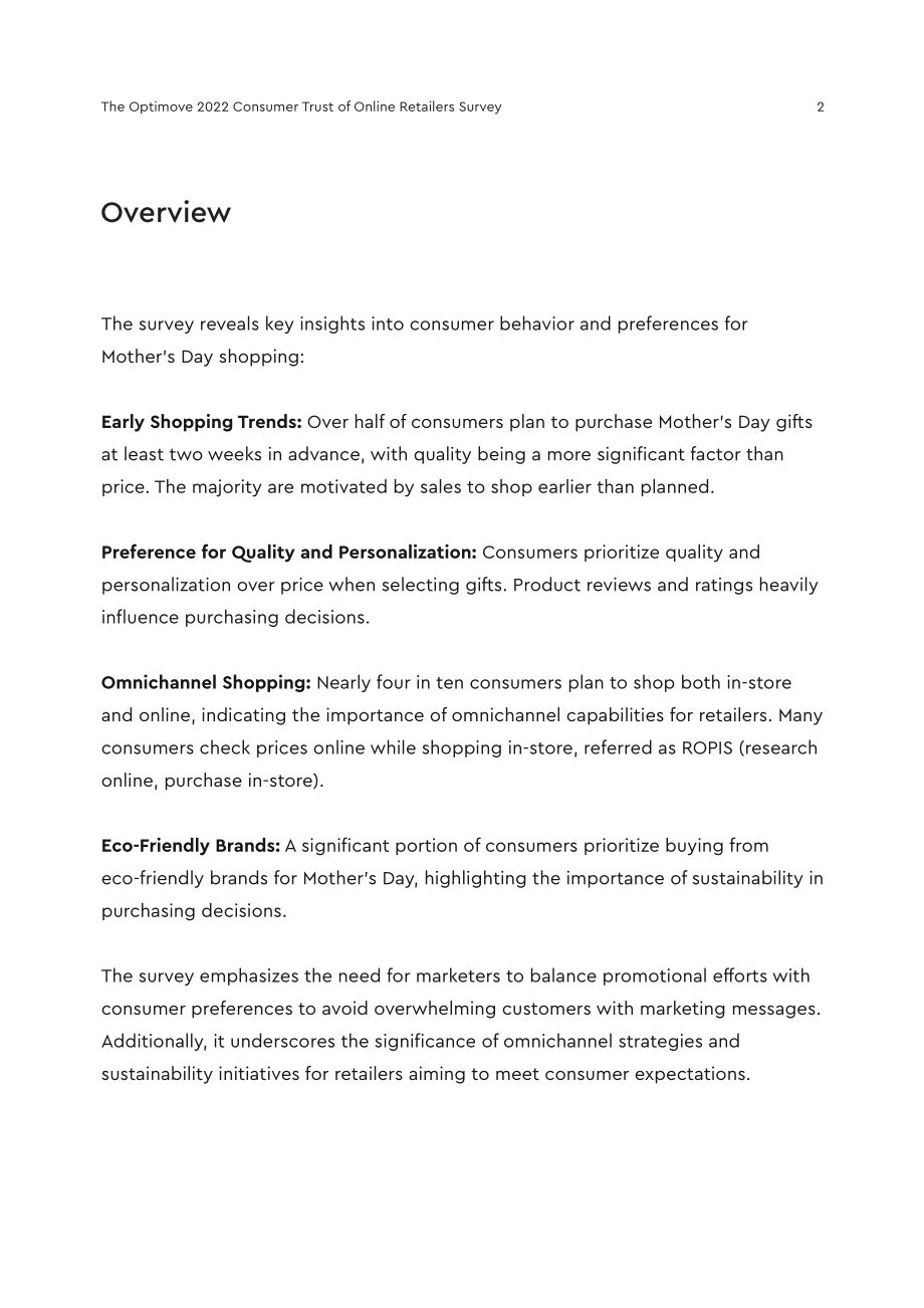 Optimove：2024年母亲节消费者购物偏好洞察调查报告（英文版）（13页）.pdf_第2页