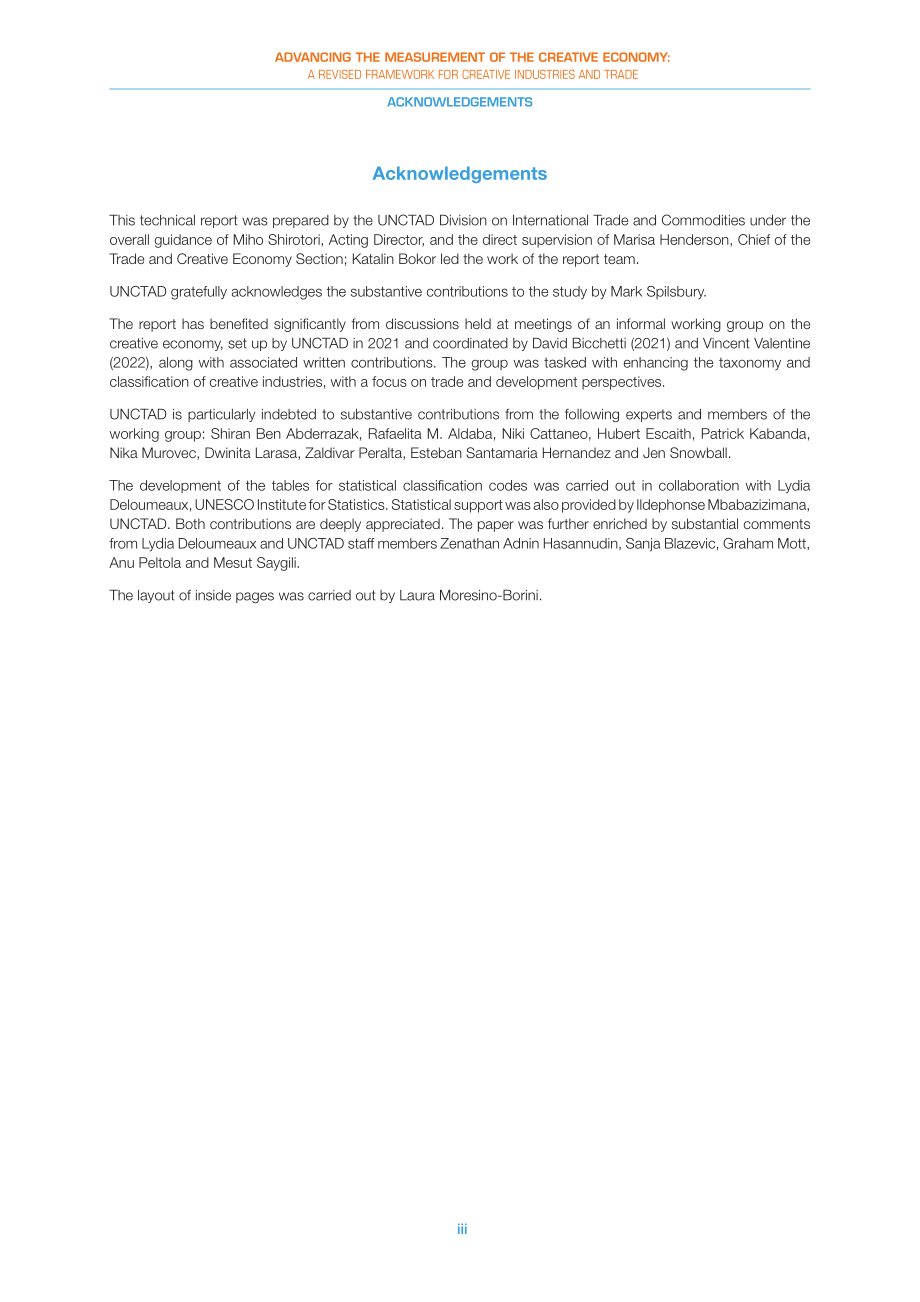 联合国贸发会议：2024改进创意经济的衡量方法研究报告：创意产业和贸易框架修订版（英文版）（71页）.pdf_第5页