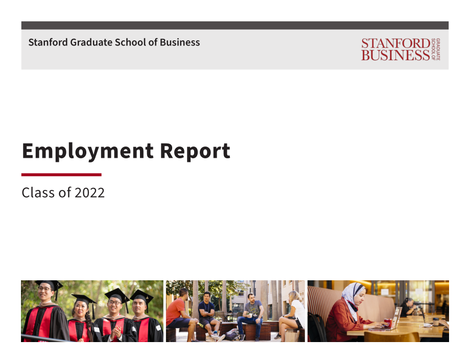 斯坦福商学院职业管理中心：2022届MBA就业报告（英文版）（13页）.pdf_第1页