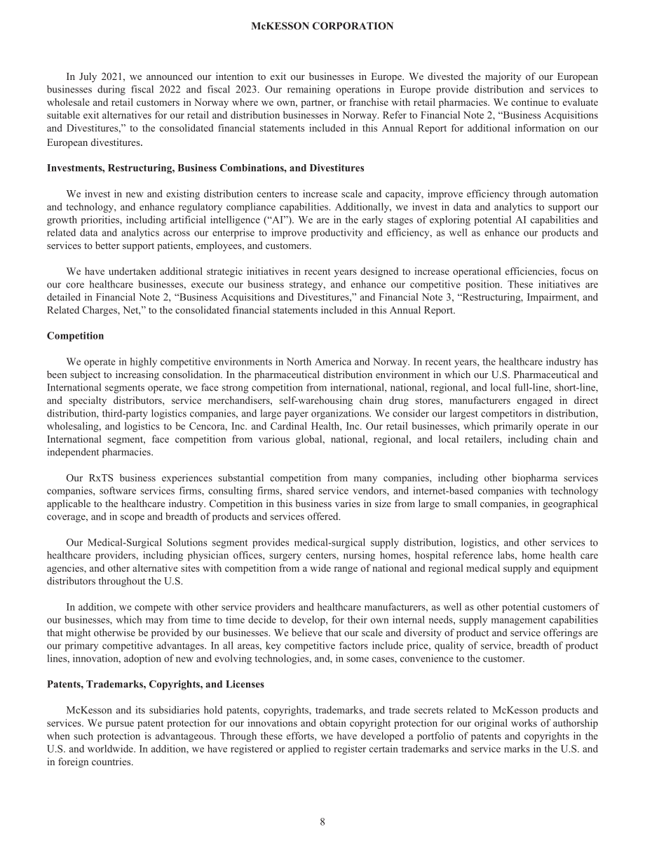 麦克森Mckesson（MCK）2024财年年度报告（英文版）（148页）.pdf_第14页
