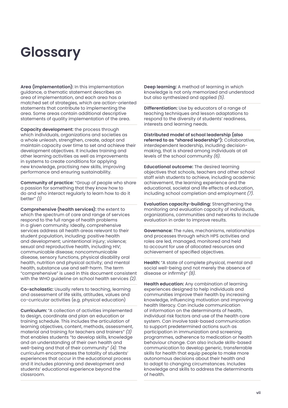 WHO：2024让每一所学校都成为健康促进学校实施指南（英文版）（89页）.pdf_第8页
