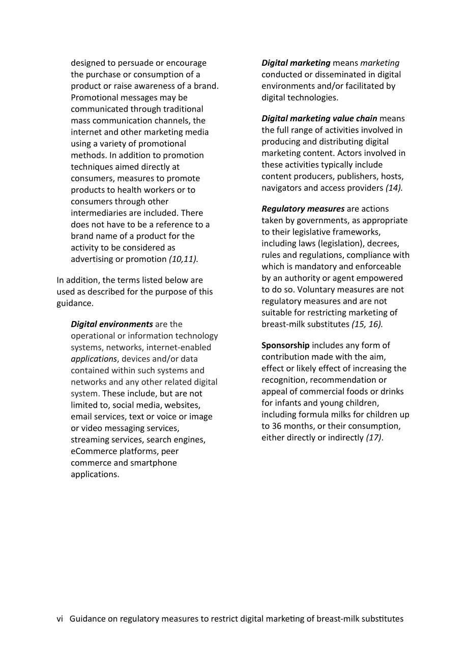 WHO：2024关于旨在限制母乳代用品数字营销的监管措施的指南（英文版）（24页）.pdf_第8页