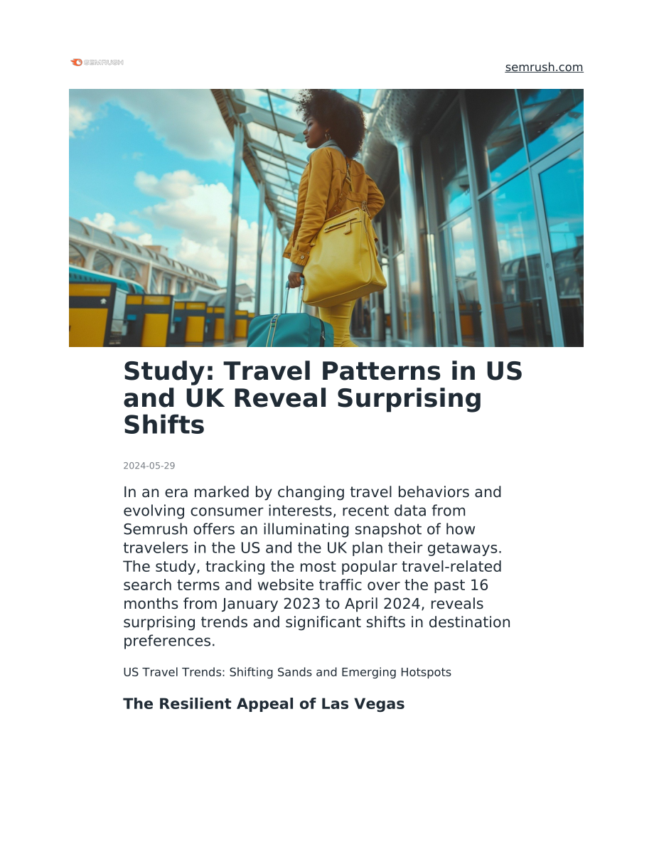 SEMrush：2024美国和英国旅游模式研究报告（英文版）（10页）.pdf_第1页