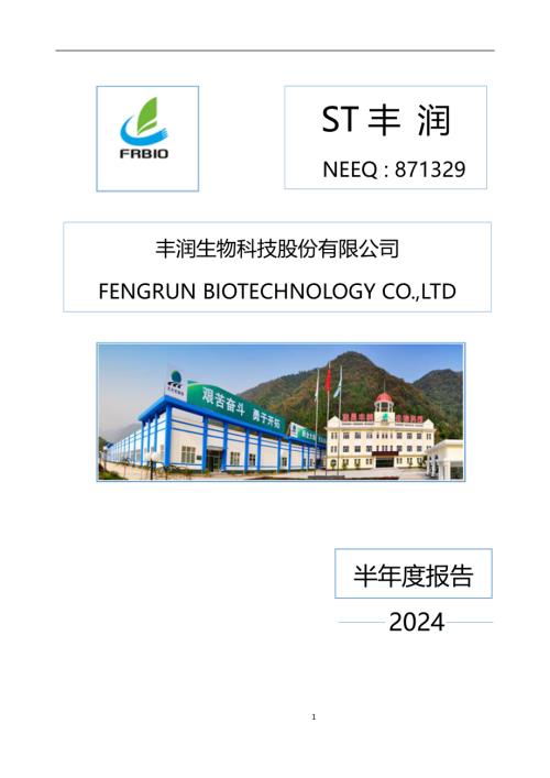 定期报告-ST丰润：2024年半年度报告.PDF