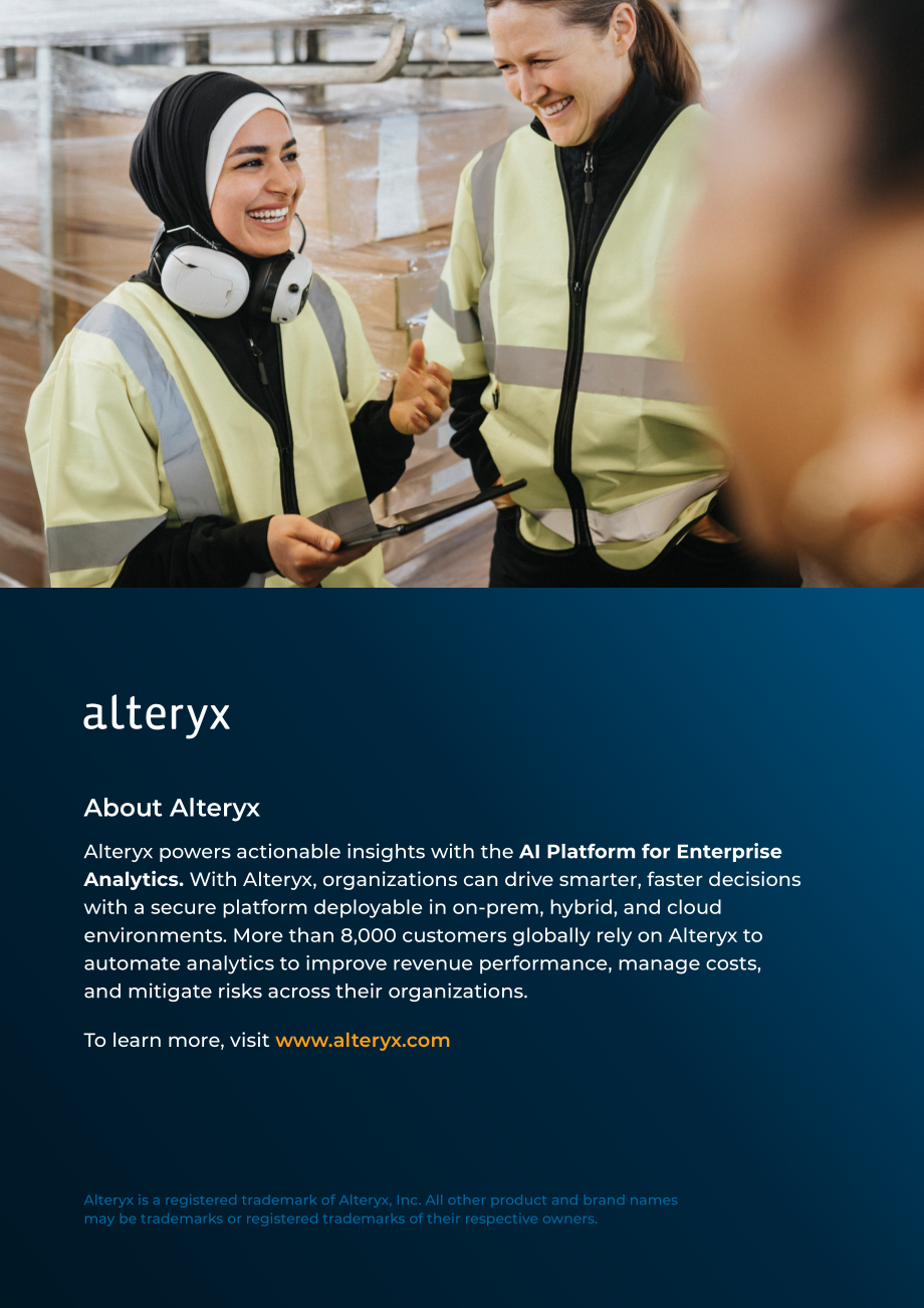 Alteryx：2024供应链人工智能策略指南：利用AI辅助分析建模、预测与自动化以增强韧性（英文版）（14页）.pdf_第14页