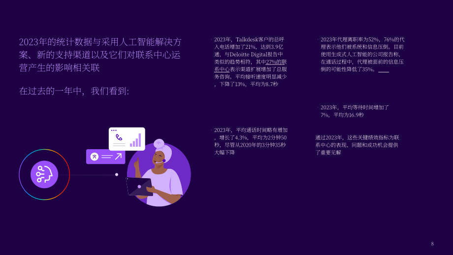 Talkdesk：2024年全球联络中心关键绩效指标(KPI)基准报告（英文版）（29页）.pdf_第8页