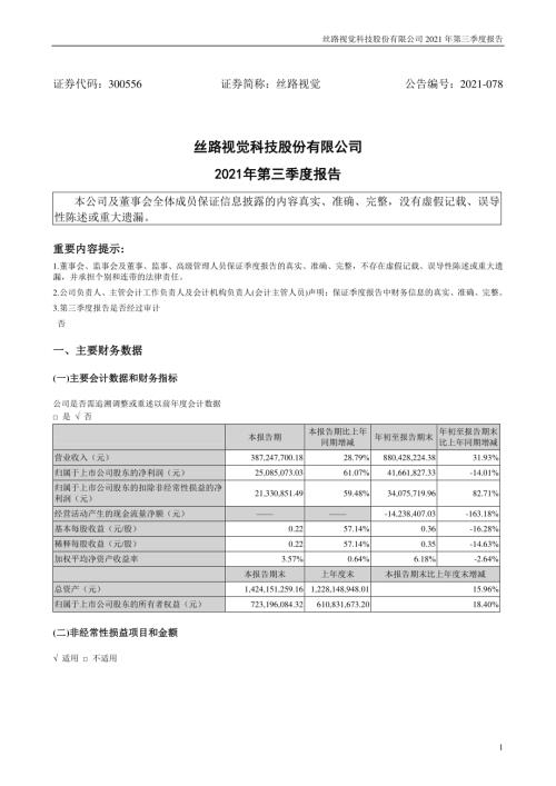 丝路视觉：2021年第三季度报告.PDF