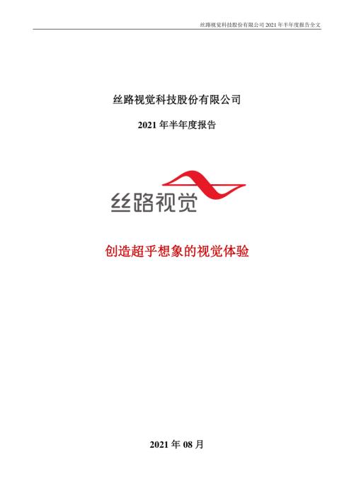 丝路视觉：2021年半年度报告.PDF