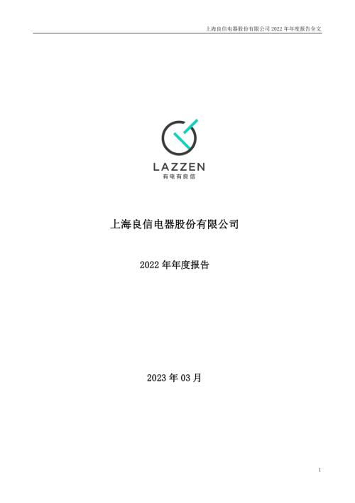 良信股份：2022年年度报告.PDF