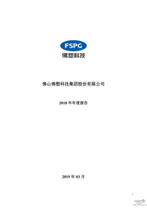 佛塑科技：2018年年度报告.PDF