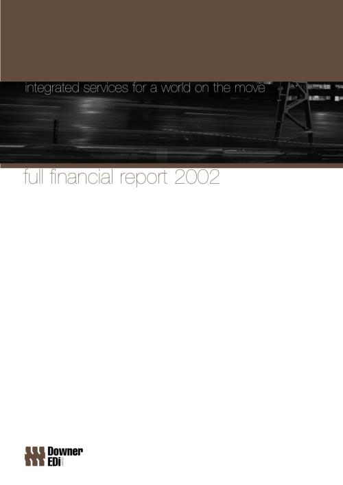Downer EDI Limited (DOW) 2002年年度报告「ASX」.pdf