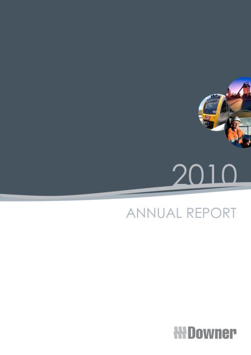Downer EDI Limited (DOW) 2010年年度报告「ASX」.pdf