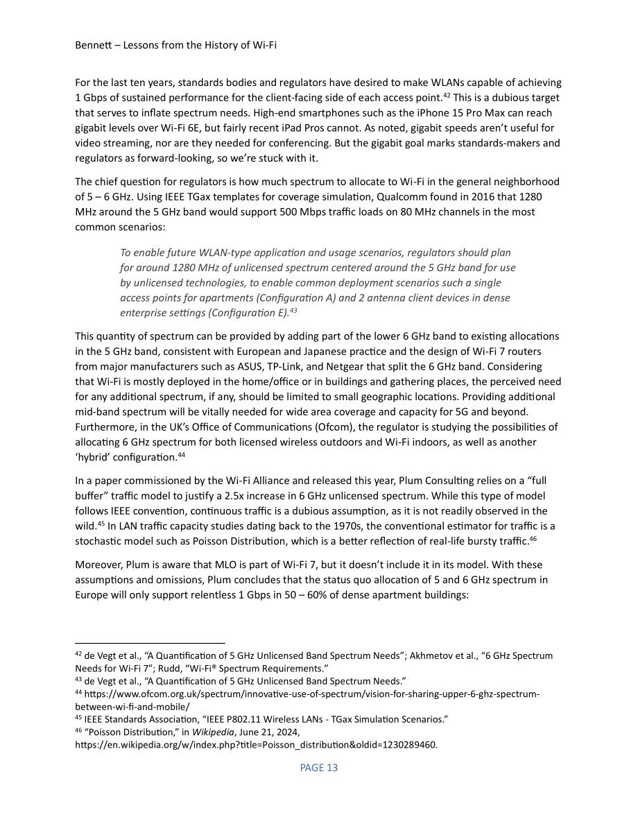 CTIA：2024 Wi-Fi历史的经验教训分析报告：中频频谱的过度分配-如何优化频谱分配及利用率（英文版）（22页）.pdf_第14页